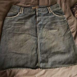Old Navy Sz 18 Light Blue Denim Skirt